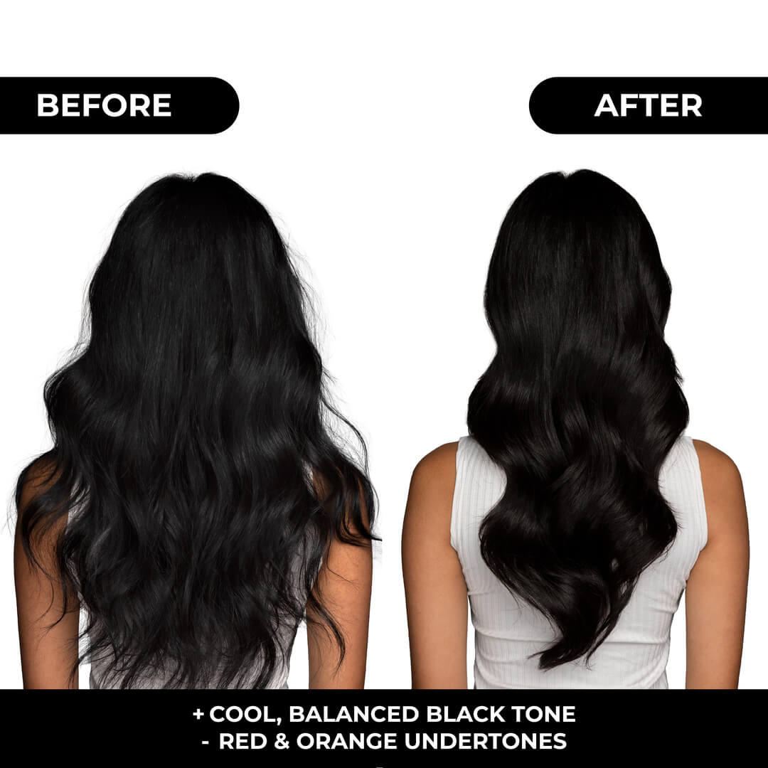 Cool Black Hair Tone Correcting Mask Naissant Store USA Cool Black Hair Tone Correcting Mask Naissant Store USA