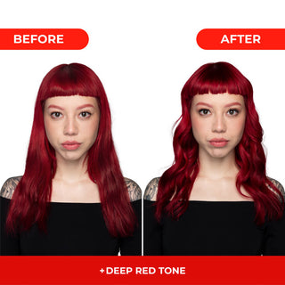 Deep Red Hair Toning Shampoo