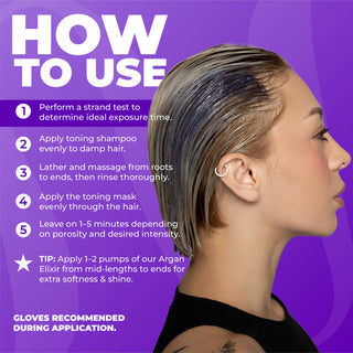 Silver Ash Blonde Tone Correcting Mask